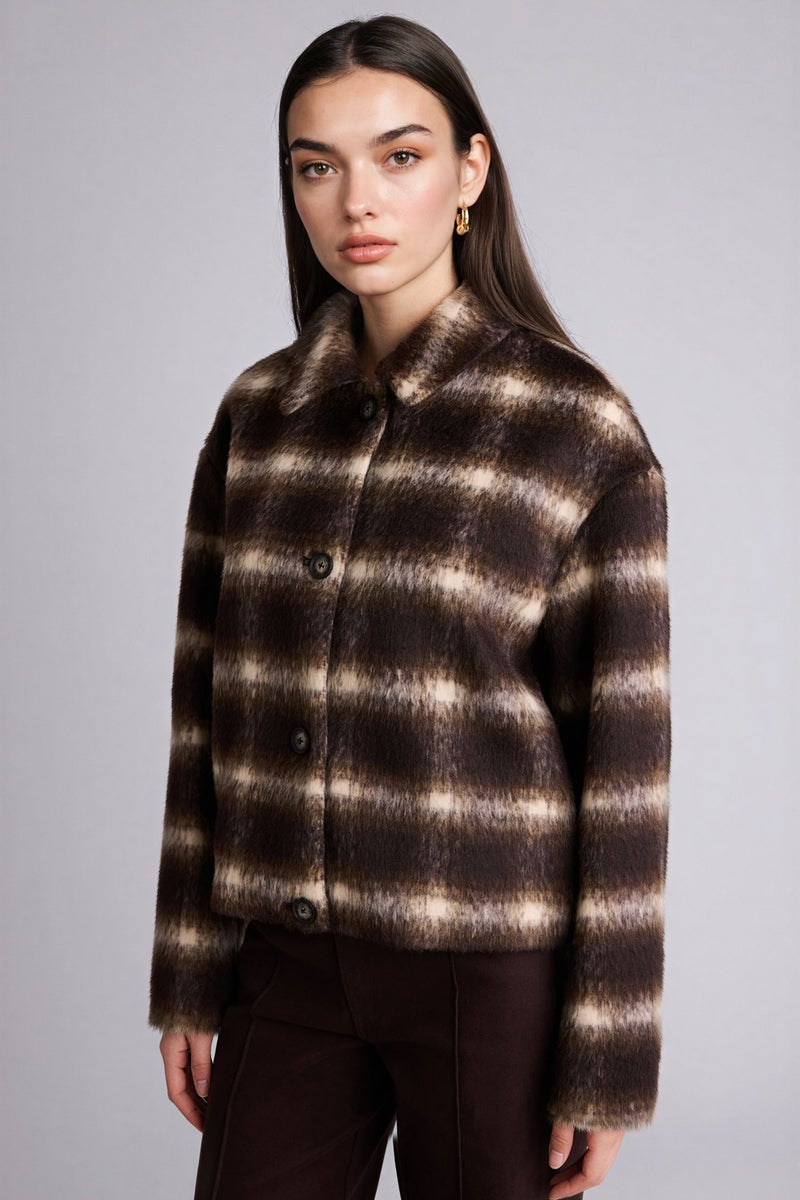 DeFacto Brown Woman Regular Fit Cachet Casual - Image 4